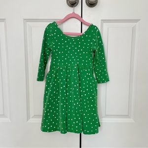 Hanna Andersson Green Polka Dot Dress